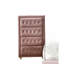Commode rose en tissu