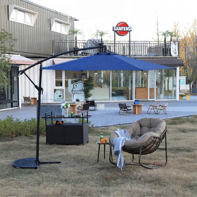 Parasol de marché à DEL 10 pi, Marine