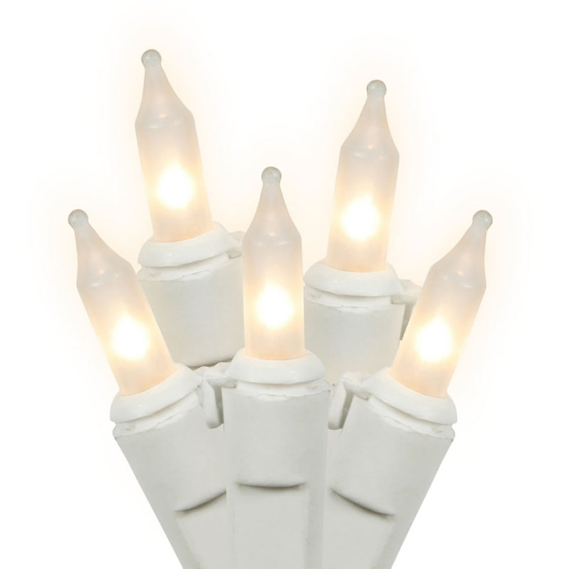 Christmas Mini Light Icicle Set, White
