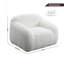 Fauteuil moelleux pivotant en fausse fourrure-1037325353