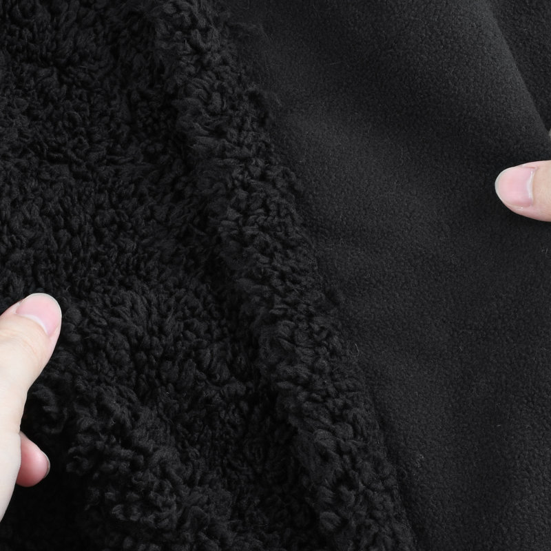Catalonia Waterproof Dogs Blanket, 60" W x 80" L, Black/Black