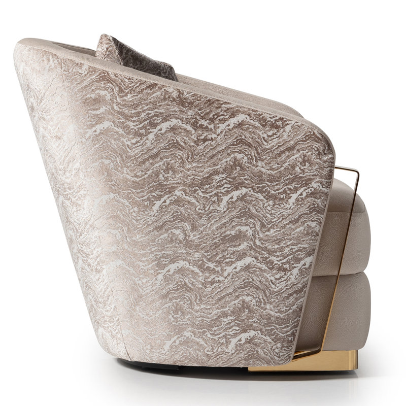 Carmela 32'' Wide Barrel Chair