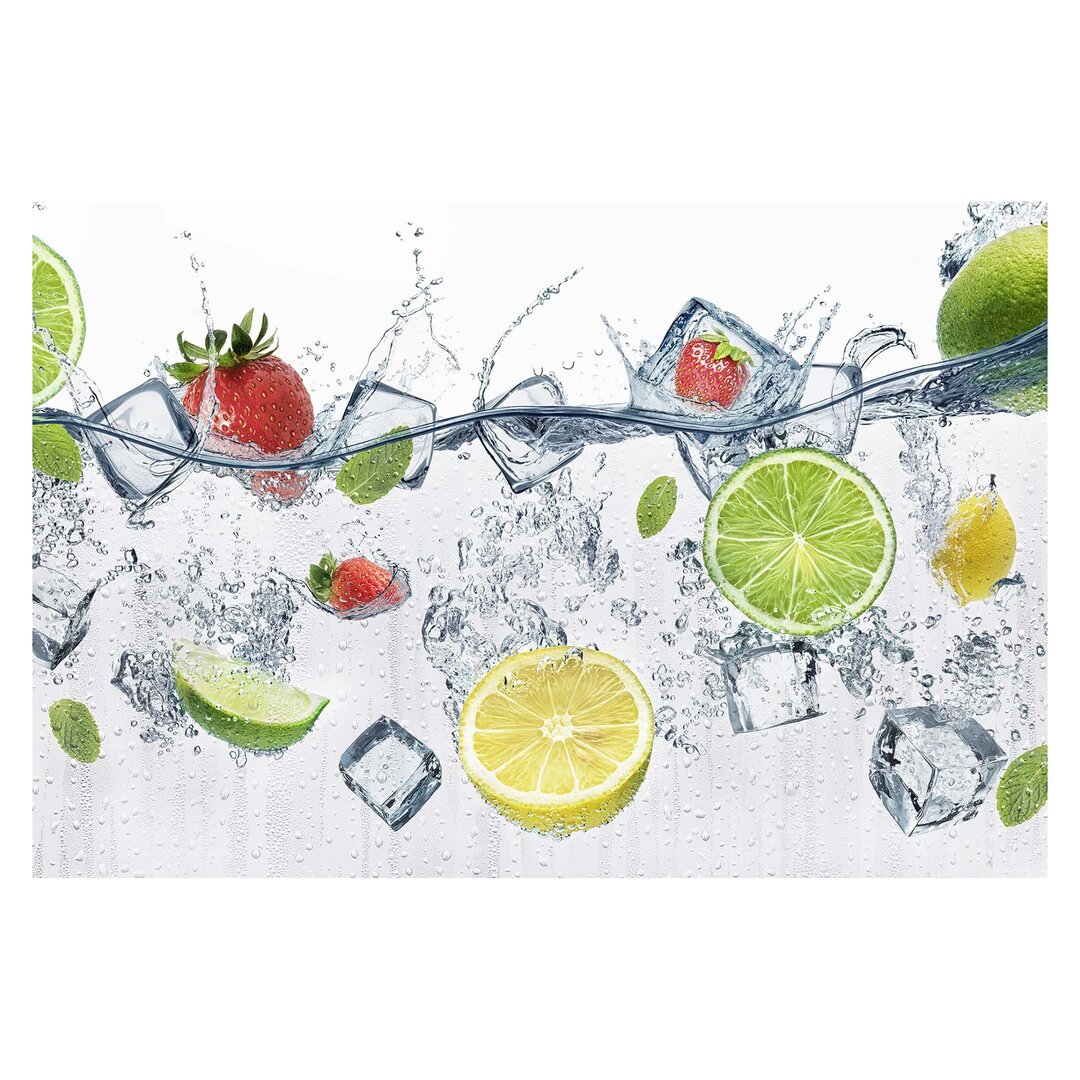 Matt Fototapete Frucht Cocktail 2,25 m x 336 cm