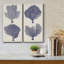 Indigo Seafans I - ensemble de 2 reproductions sur toiles tendues-610080001