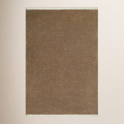 Clio Hand-Loomed Dark Gray Wool Rug