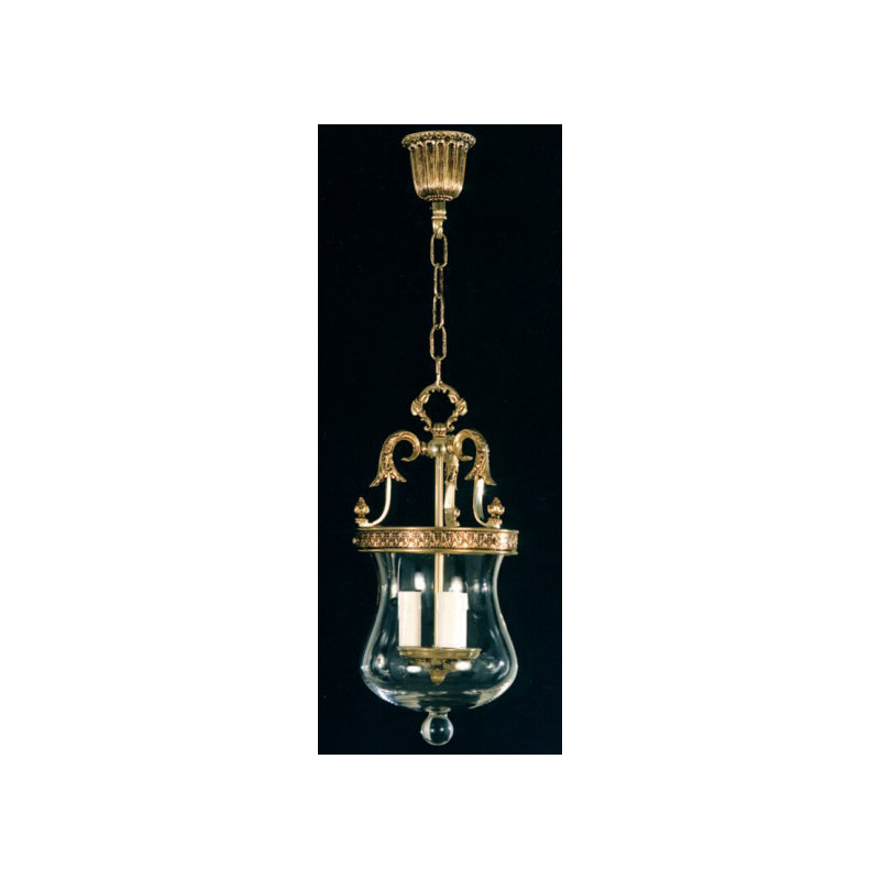Annecliffe 3 - Light Geometric Urn Pendant, 62cm H x 33cm diameter