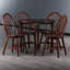 Table de salle à manger Donaven à abattants avec chaises Windsor, noyer-101798072