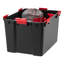 IRIS 74 pte / 18,5 gallons Sac de rangement noir résistant aux intempéries-188531425