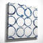 « indigo rings »-impression sur toile tendue-21906817