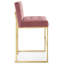 Tabouret de bar en acier inoxydable Privy Performance de Modway-236561056-240901840-240901635