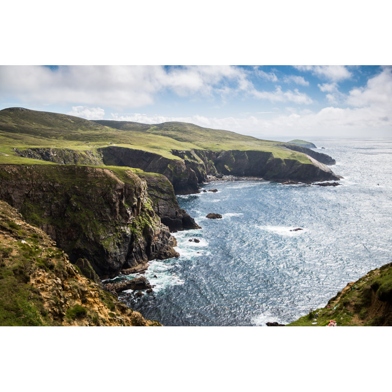 Cliffs Of Arranmore Island Co.Donegal by Adamwebster89 - Wrapped Canvas Print, 51cm H x 76cm W x 3.8cm D
