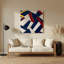 Art mural en métal bleu nautique-959183885