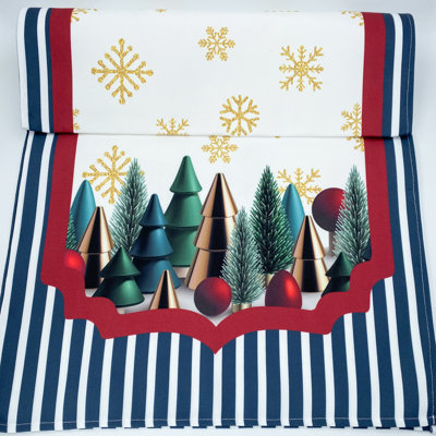 Abstract Christmas Dining Linen Set