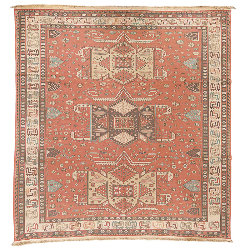 Hand Knotted Wool Area Rug