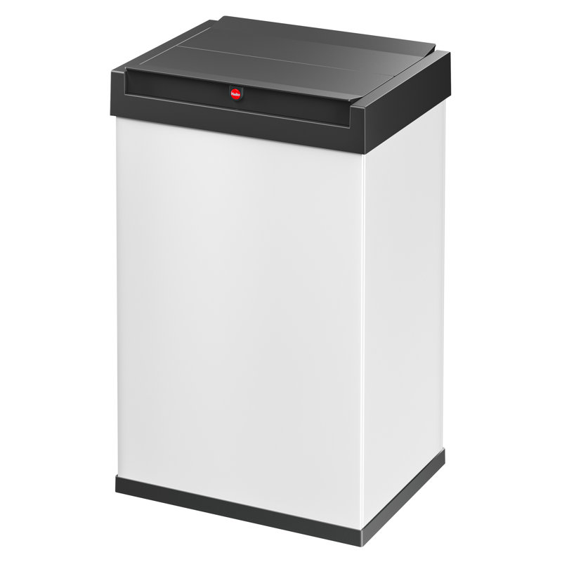  Poubelle à couvercle pivotant Hailo Big Box L 9,2 gallons, Blanc