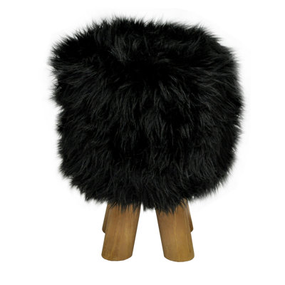 Scandi Wood Accent Stool