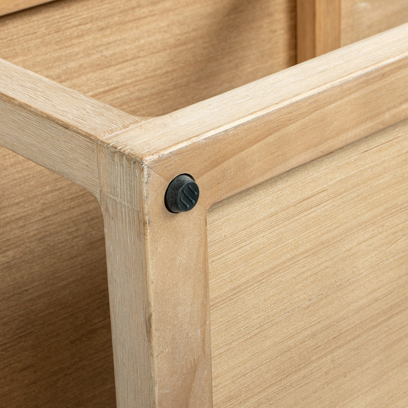 Table basse à cadre ouvert en bois récupéré Sabin