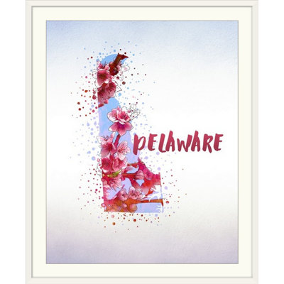 Delaware State Flower (Peach Blossom) - reproduction d'art