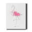 «Flamingo Splash II» par Tava Studios, reproduction d'art sur toile tendue-1782093780