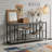 Entryway Sofa Table with Storage Shelves-502594903