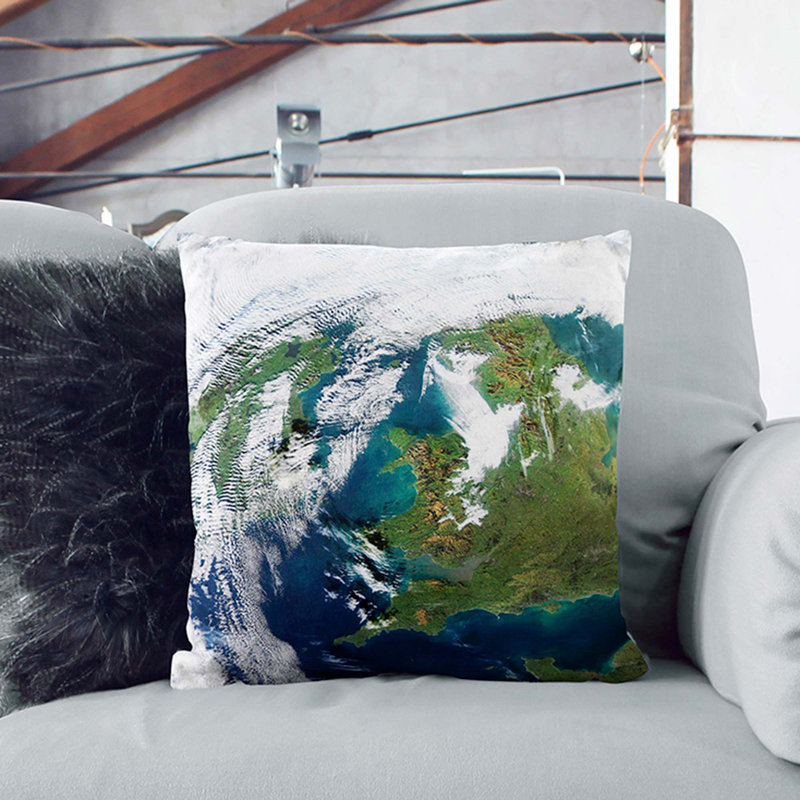 Square Throw Cushion, 55cm H x 55cm W x 20cm D