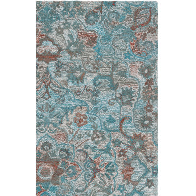Fredel Tufted Performance Performance Floral Rug