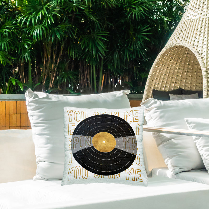 Coussin You You Spin Me Vintage