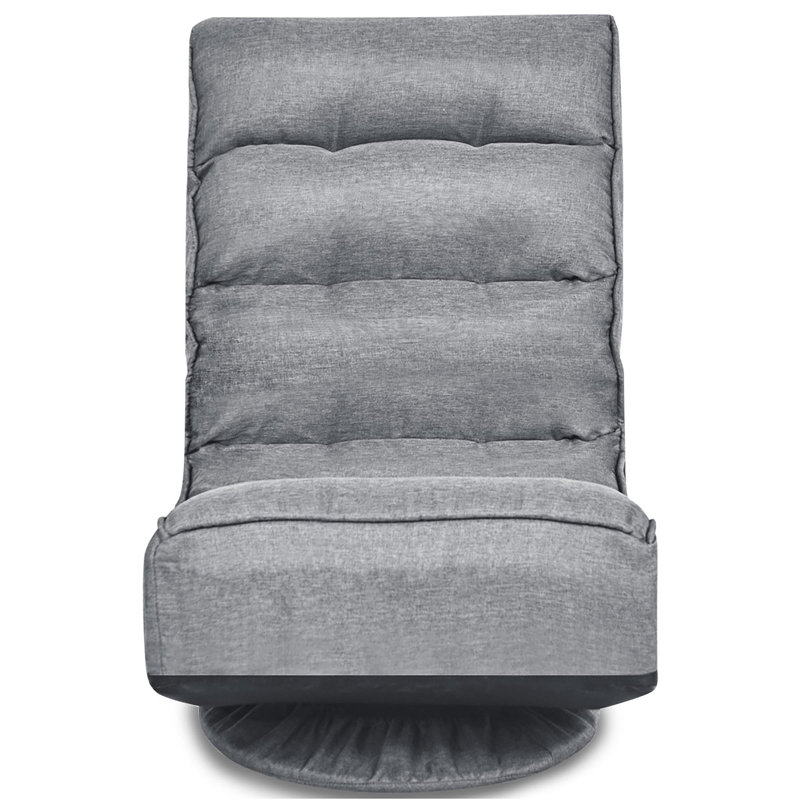 Fauteuil de jeu PC et de course, Gris