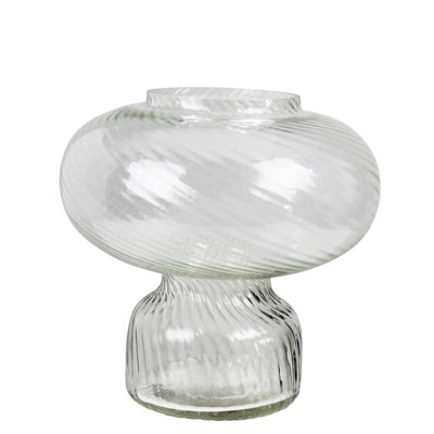 Swirl Vase, Glass - Lrg