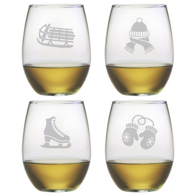 21oz. Handmade Wine Glass Set
