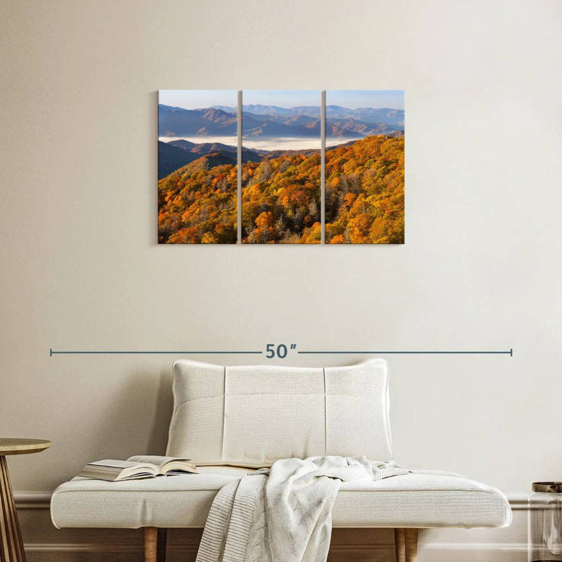 Alvord Forest Of Gold Trees, 20" H x 33" W