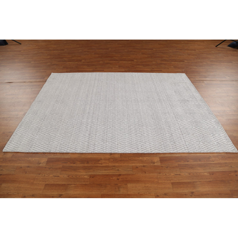 Tapis oriental en laine Trellis Gabbeh noué à la main 5 x 7