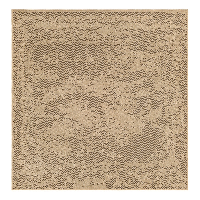 Geometric Indoor Rug, Square 8'