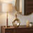 Modern Oval Ceramic Table Vase Cut-Out Design For Home Decor - Modern Sculptural Tall Flower Vase For Dining Or Office Centerpiece Display - Gold-190239358-156574030