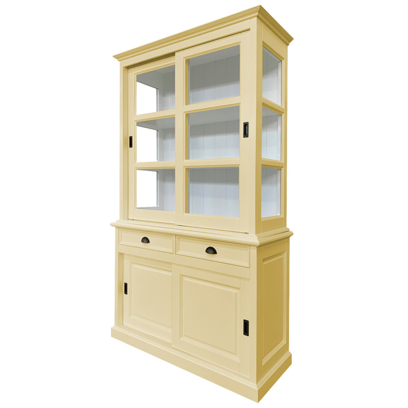 Benjamin-James Display Cabinet, Light Ivory