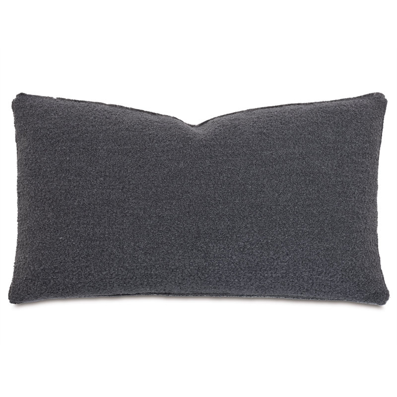 Lobos Lumbar Pillow Cover & Insert, Slate