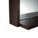 Fresca Allier Rectangular Wood Framed Bathroom Vanity Mirror with Shelf