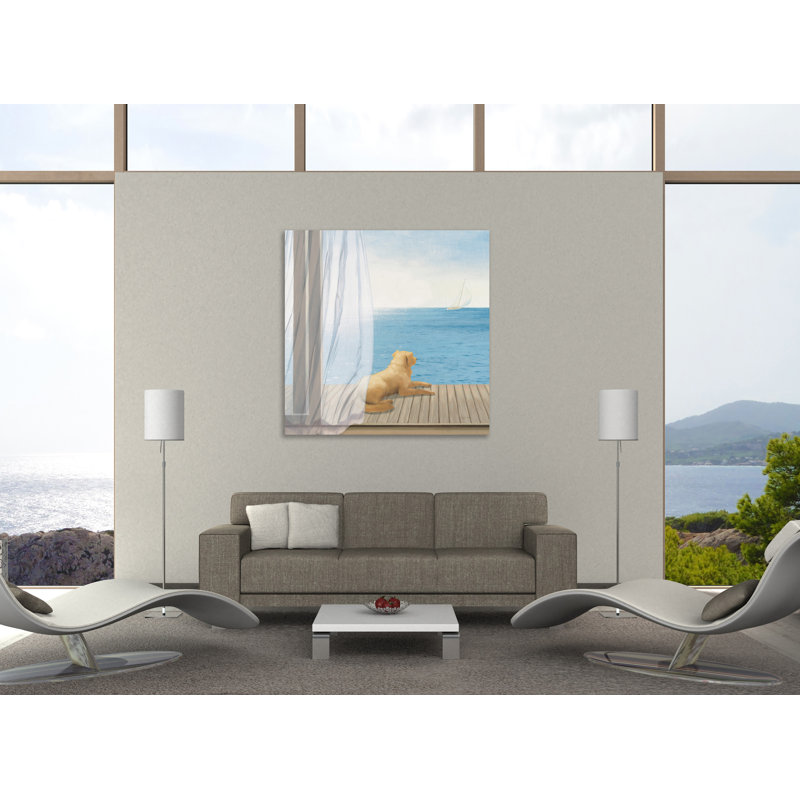 « blue breeze ii », reproduction d’impression sur toile, H 12 po x l 12 po x P 1,5 po