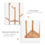 Support de rangement en bois massif