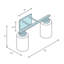 Éclairage de salle de bain à intensité variable 2 lumières Carlucci-1568961833-1579275538-1568961829