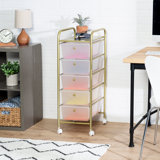 Neysa 12.6'' W Utility Cart with Wheels