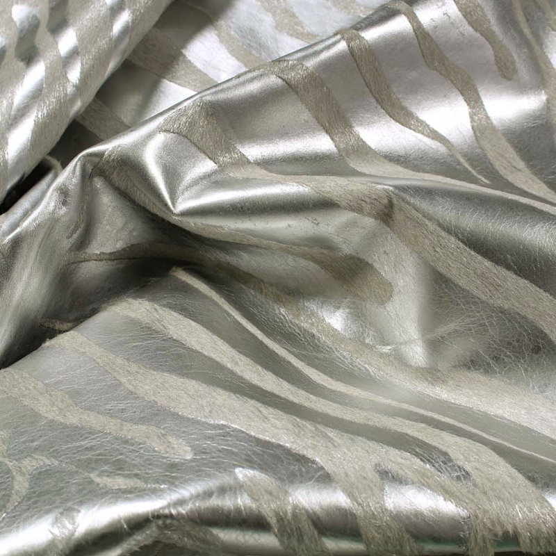 Tapis argenté tissé à la main Perchoir