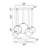 44'' Modern 5-Light LED Chandelier in Satin Gold – Contemporary Ring Pendant Light for Foyer, Stairwell, or Dining Room – Integrated LED, No Bulb Required-1360830692