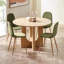 Sumra Set Of 4 Beige Chenille Upholstered Dining Chairs-121257429