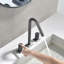 Robinet de salle de bain moderne à 2 poignées avec douchette rétractable Modern-130077964