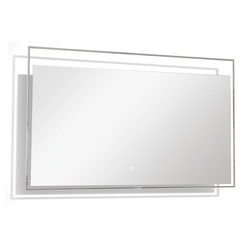 Ritchie Flat Wall Mirror, 23.62" H x 47.24" W
