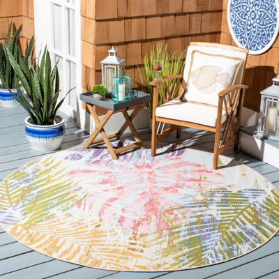 Liddle Performance Floral Indoor/Outdoor Area Rug
