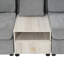 Canapé modulaire de 132,5 po avec accoudoirs de rangement et console centrale pour le salon-128896375