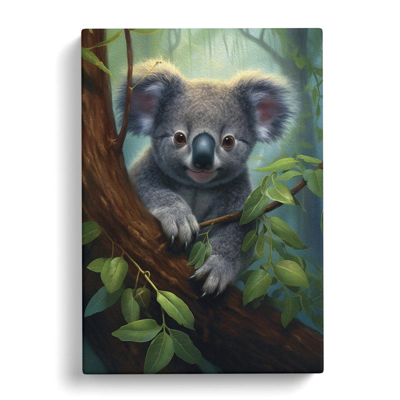 Koala Bear Symbolism - Print, 50cm H x 35cm W x 3cm D