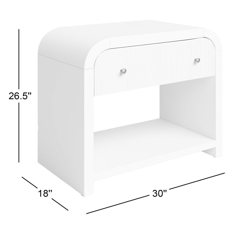 Liabella 1 - Drawer Nightstand, Navy